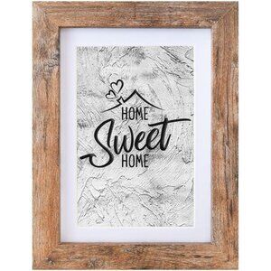 5x7 Picture Frame - Can Display Photo 4x6 with Mat, Wood Frame with Mat